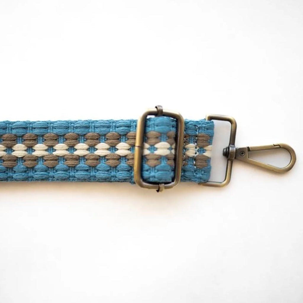 Geometric Pattern Crossbody Bag Strap: Adjustable Purse or Tote Replacement