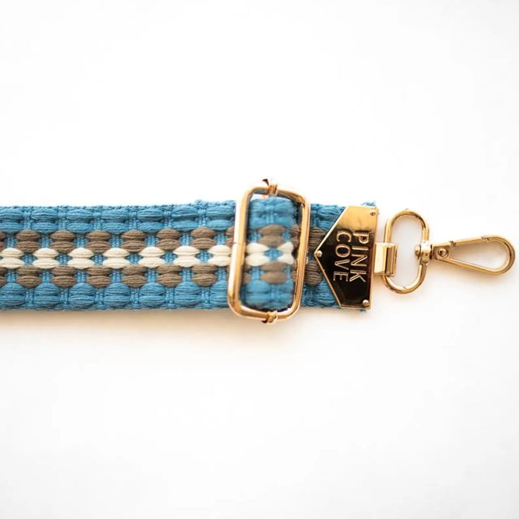 Geometric Pattern Crossbody Bag Strap: Adjustable Purse or Tote Replacement